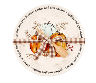 Pumpkin Cookie Plate Set