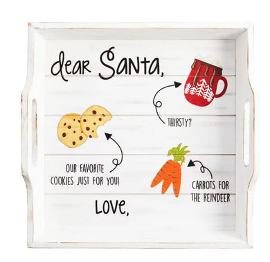 Santa Cookie Tray