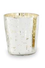Gold Silver Mercury Votive Glass Candle Holders