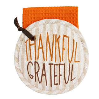 Thankful Pot Holder & Towel Set