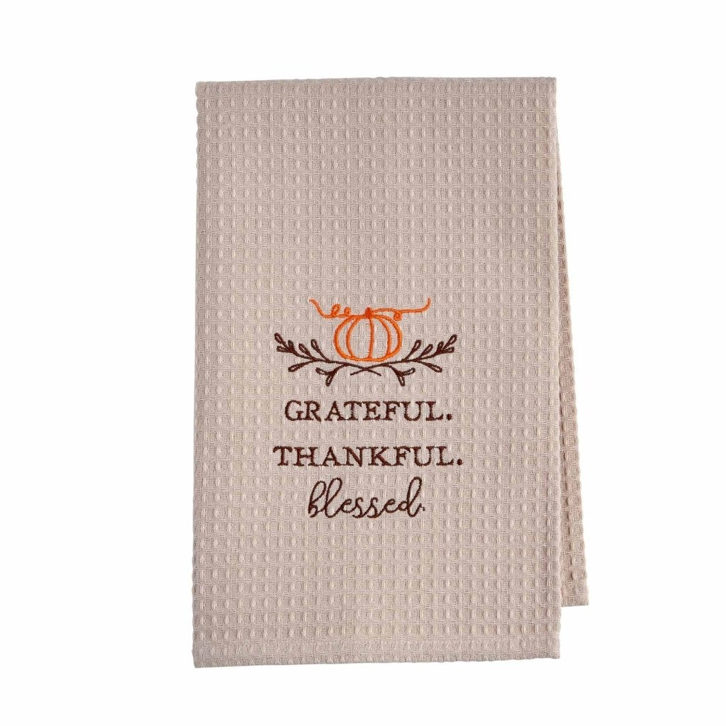 Thanksgiving Waffle Hand Towels