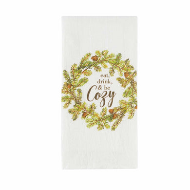 Fall Watercolour Tea Towel