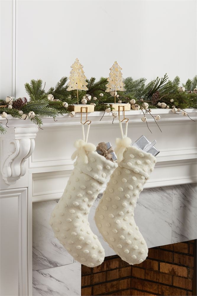 White Dot Stocking
