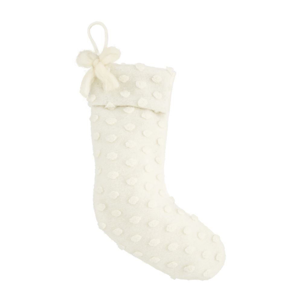 White Dot Stocking