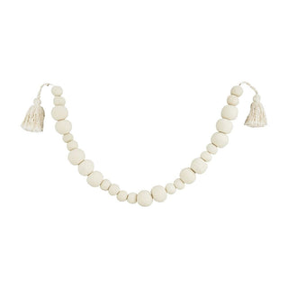 White Pom Pom Tassel Garland