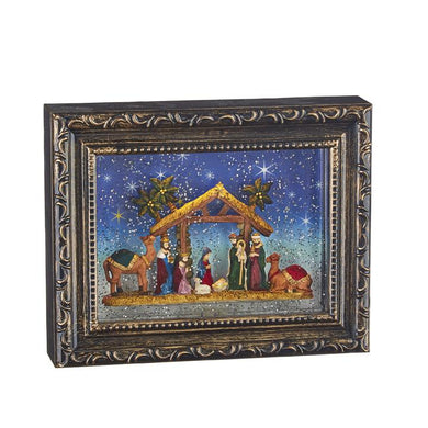 Nativity Water Lantern Picture Frame
