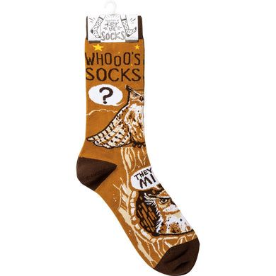 Whooo's Socks? They're Mine!