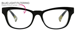 Joni - Black Eyeglasses