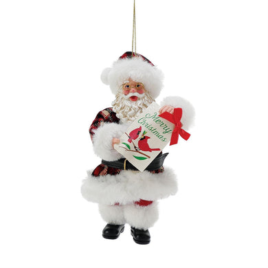 Possible Dreams Cardinal Santa Ornament