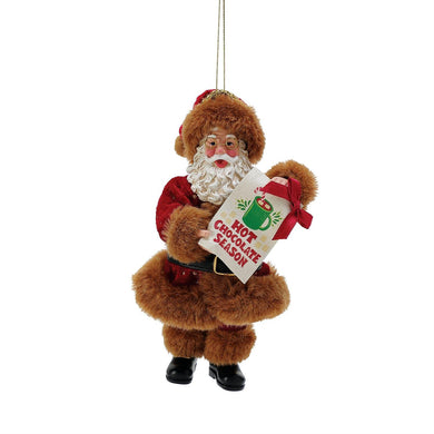 Possible Dreams Hot Chocolate Santa Ornament
