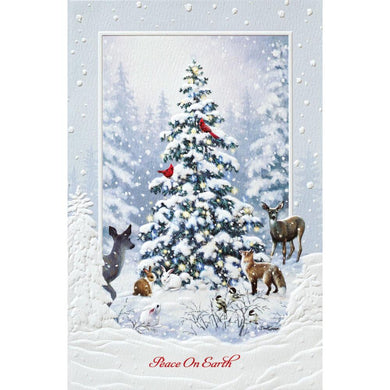 Pumpernickel Press Christmas Woodland Christmas Card
