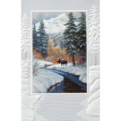 Pumpernickel Press Winter Blanket Christmas Card