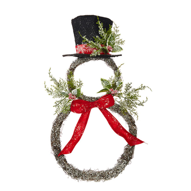 Snowman Wreath