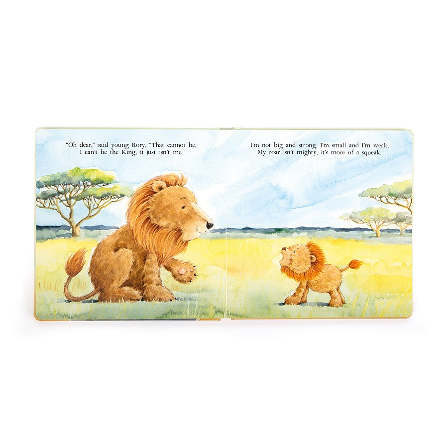 JellyCat The Very Brave Lion Book