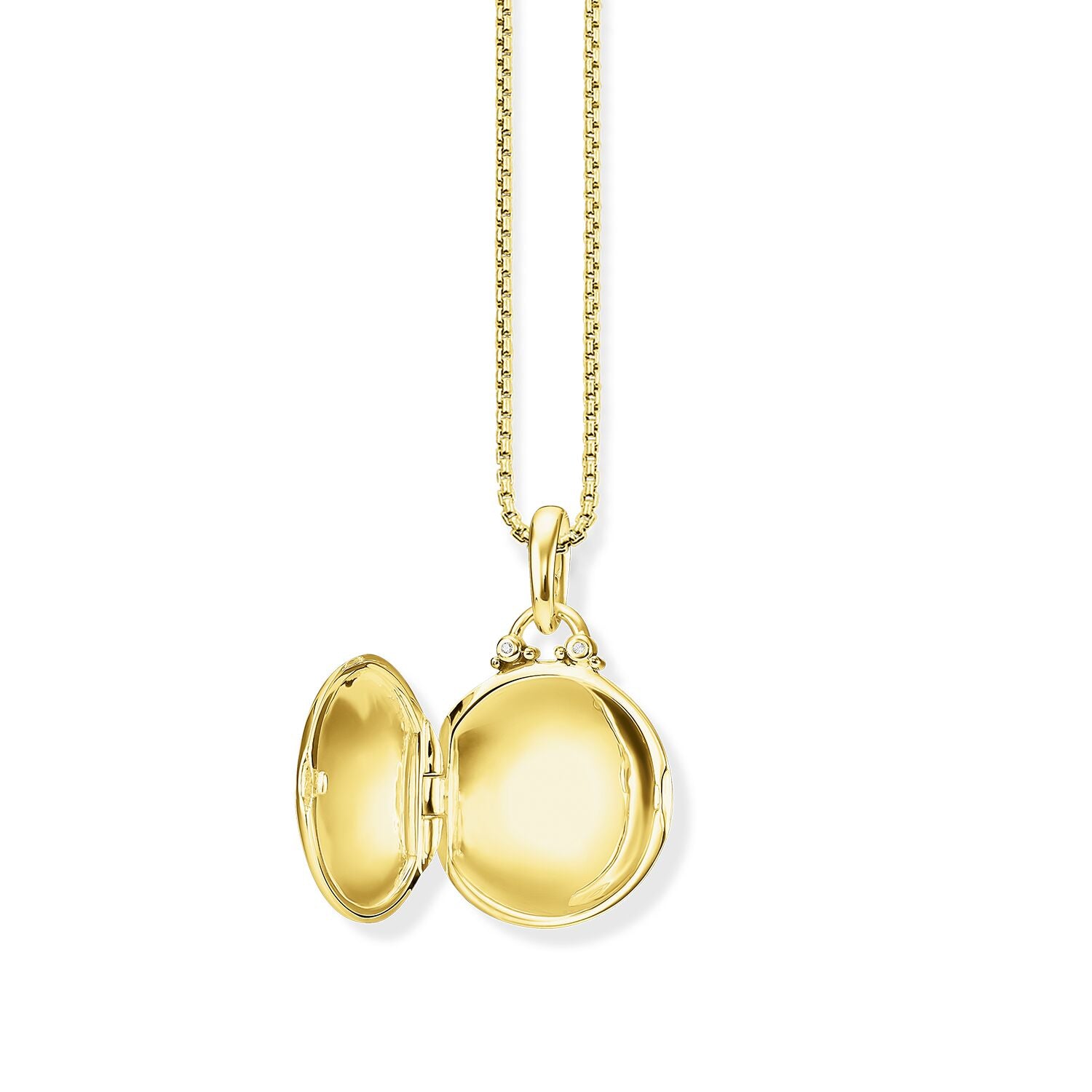 Round Gold Locket