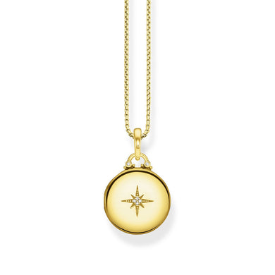 Round Gold Locket