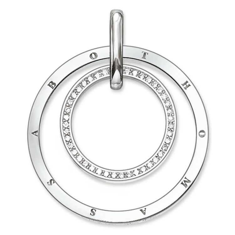 Pavé Circles Pendant
