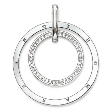 Pavé Circles Pendant