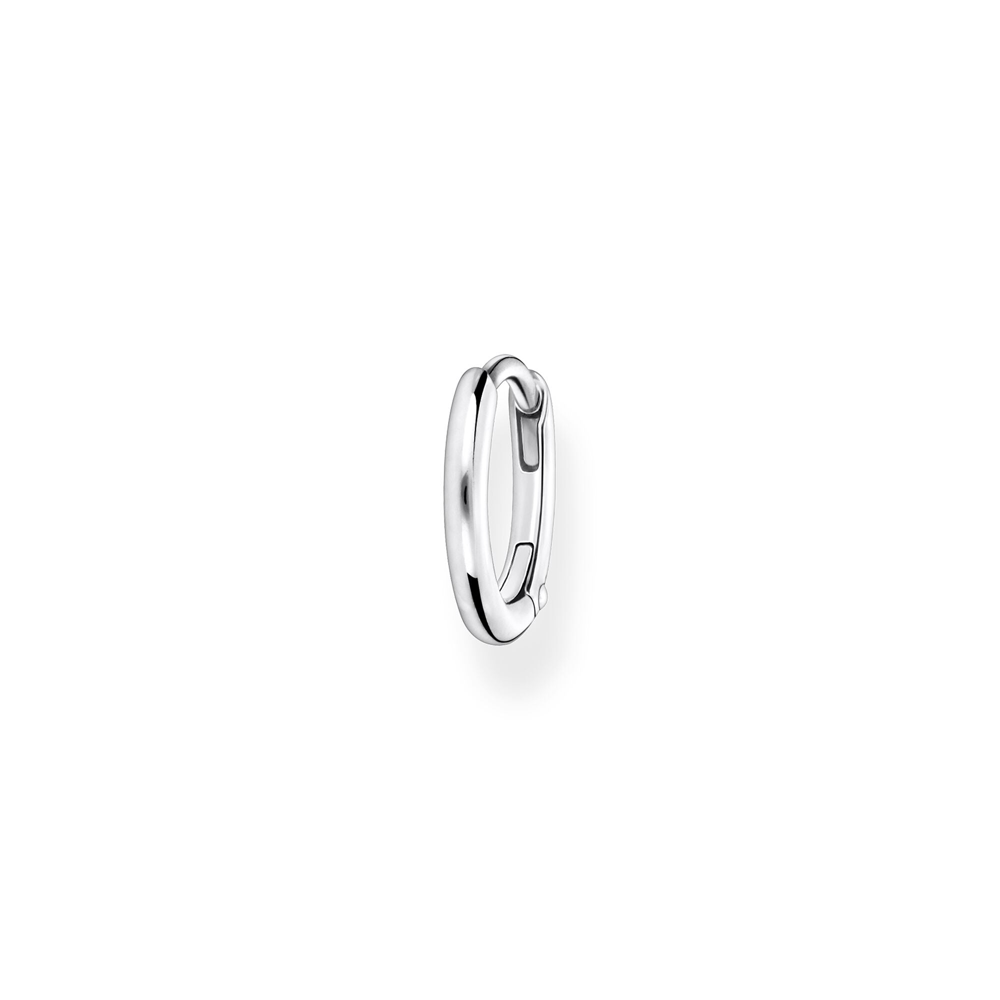 Single Hoop Earring - Classic Silver