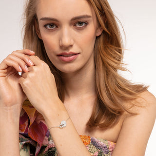 Together Coin With Ring Bracelet - Silver