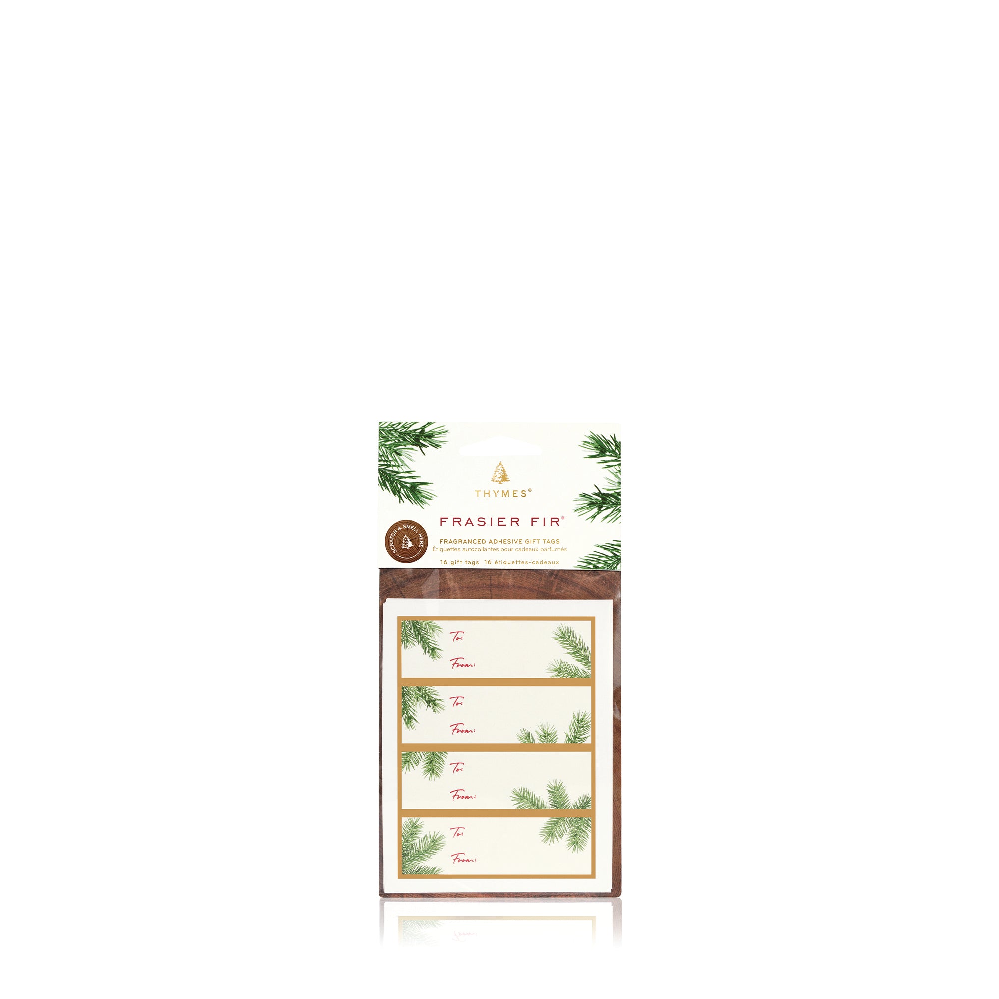 Thymes Frasier Fir Fragranced Adhesive Gift Tags