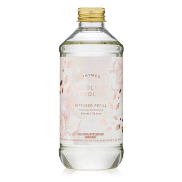 Thymes Goldleaf Gardenia Reed Diffuser Oil - REFILL