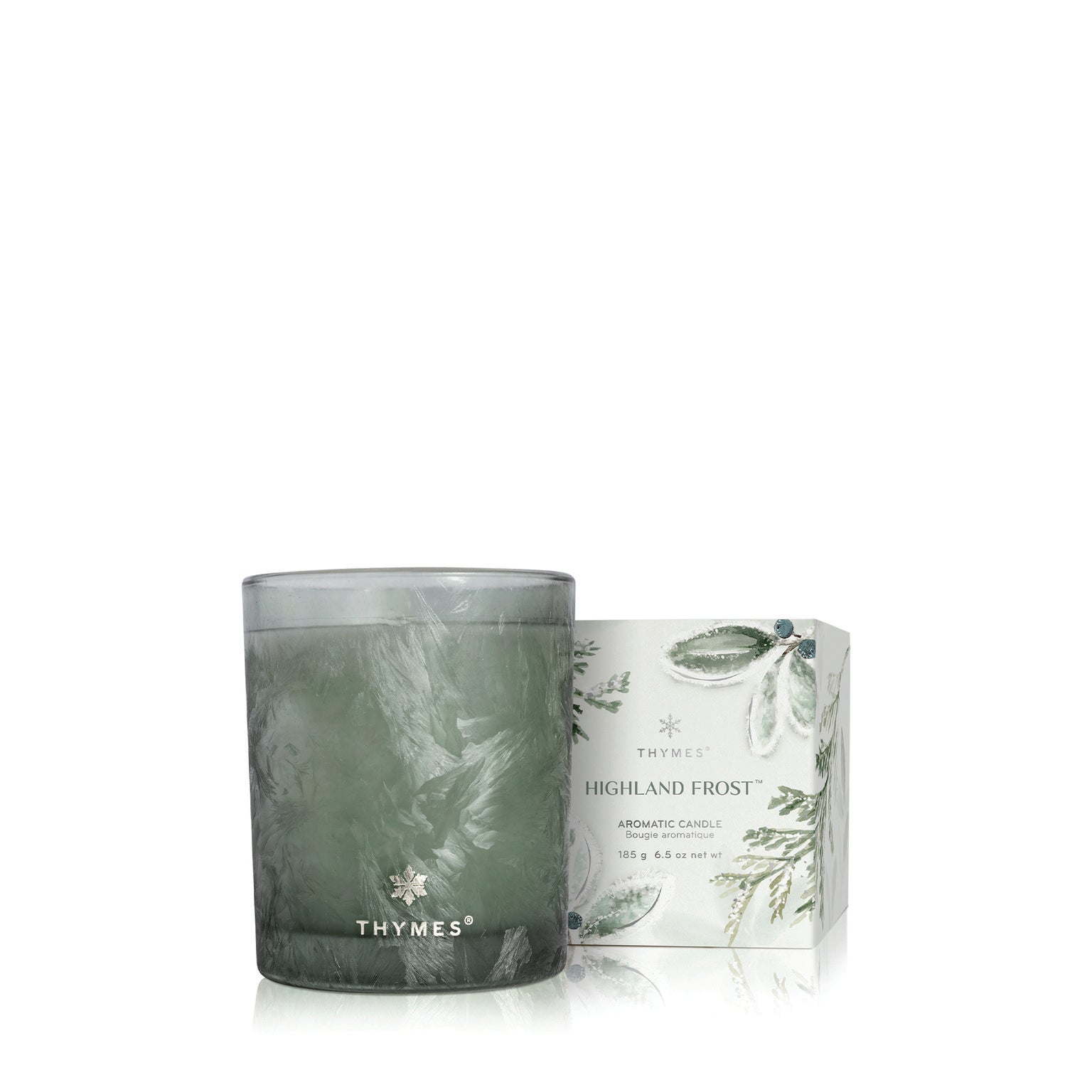 Thymes Highland Frost Boxed Candle 6.5 oz