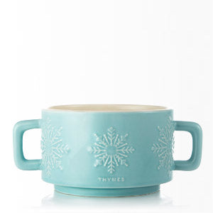 Thymes Hot Cocoa Peppermint 3 Wick Large Mug Candle