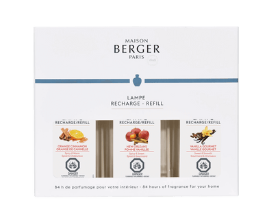 Warm Winter Favourites Trio Pack Lamp Fragrance- Lampe Berger