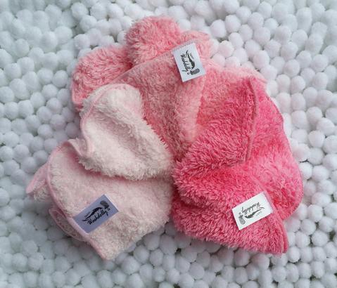 Dance Washdolly Make Up Remover Cloth - Small - Pink - 3/Pk