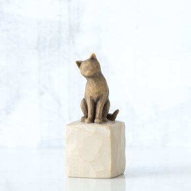 Willow Tree Love My Cat (Dark) Figurine