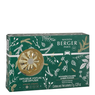 Maison Berger Magical Amber Powder Car Diffuser Kit