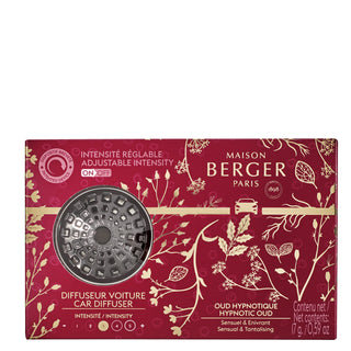 Maison Berger Celebration Hypnotic Oud Car Diffuser Kit