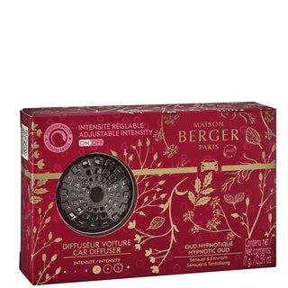 Maison Berger Celebration Hypnotic Oud Car Diffuser Kit