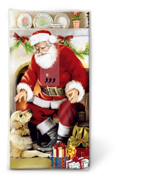 Welcome Father Xmas Pocket Tissue