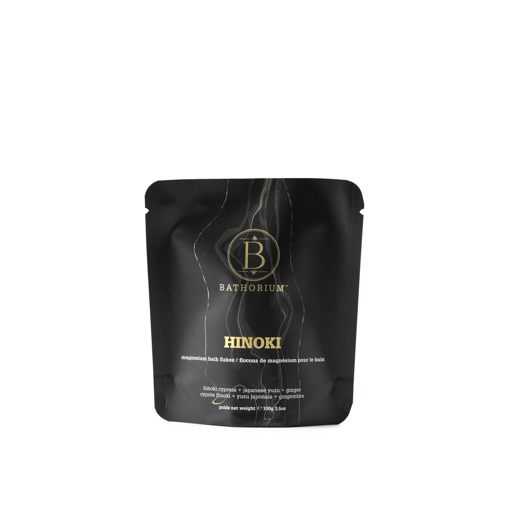 Bathorium Hinoki Magnesium Flake Soak Single Bath Soak 100g