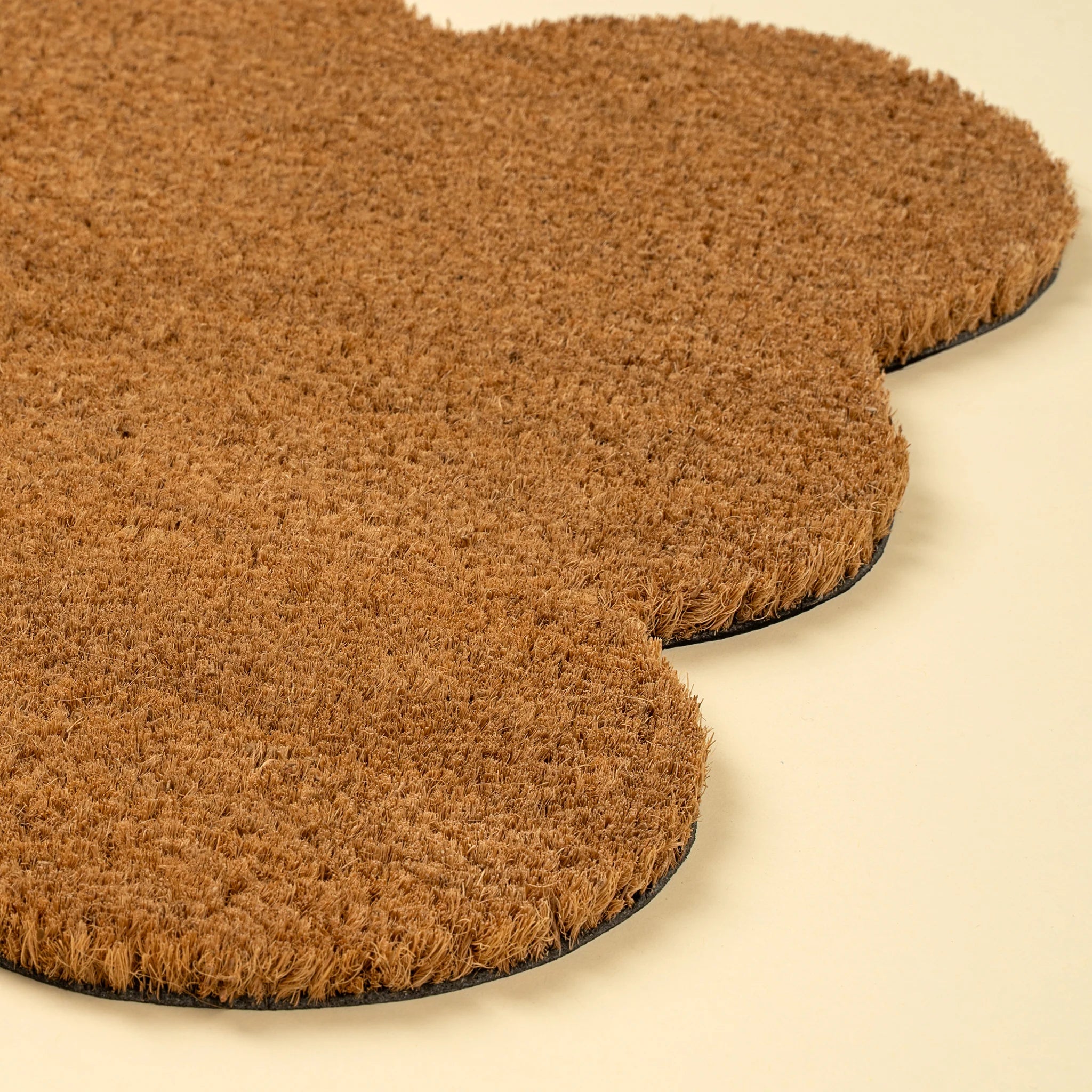 Scalloped Doormat Large PVC Back