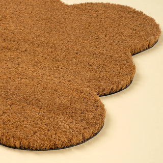 Scalloped Doormat Large PVC Back