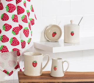 Strawberries Dishcloth & Kitchen Towel Set