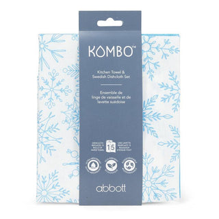 Snowflakes Dishcloth & Kitchen Towel Set