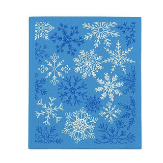 Snowflakes Dishcloth & Kitchen Towel Set