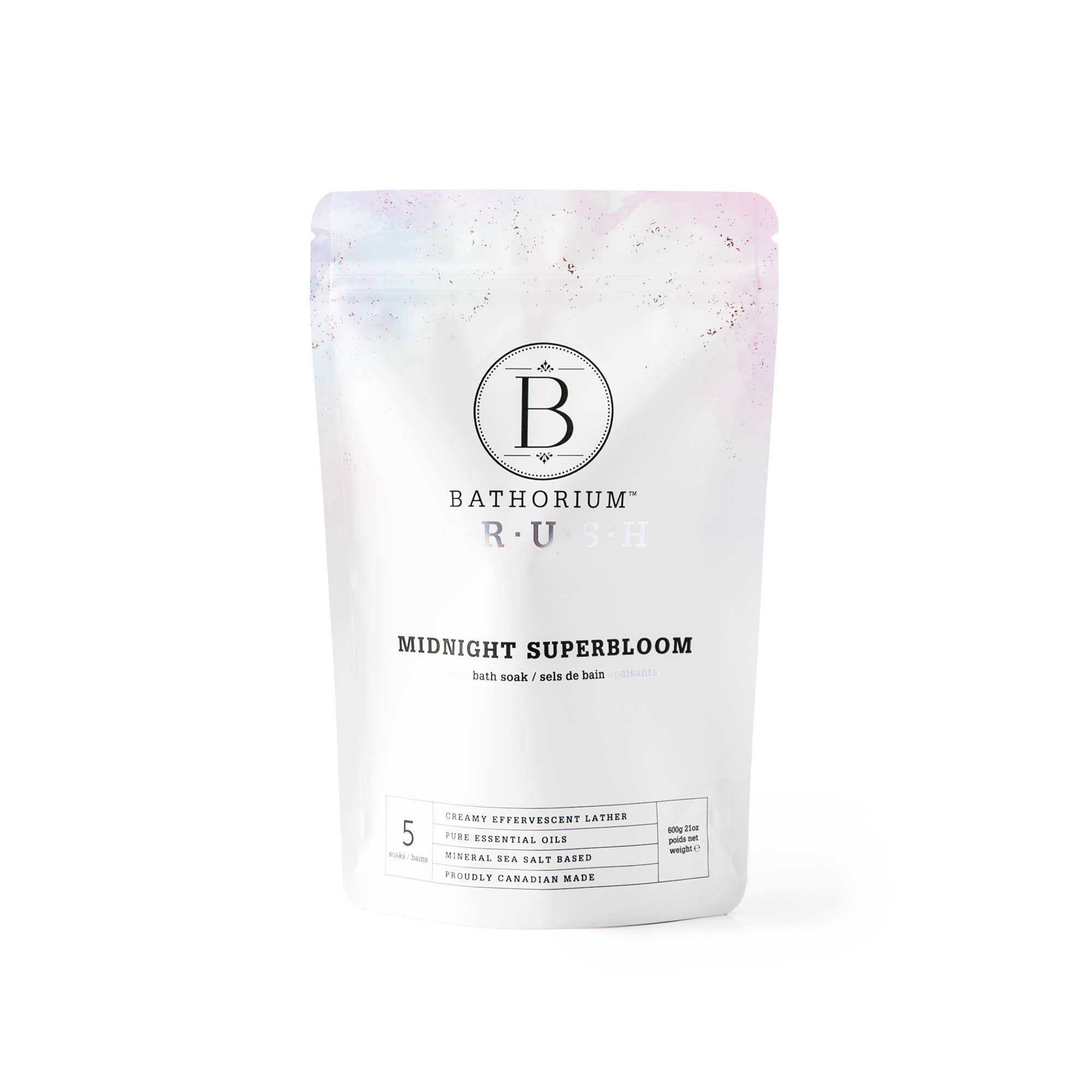 Bathorium Midnight Superbloom Crush Bath Soak 600g