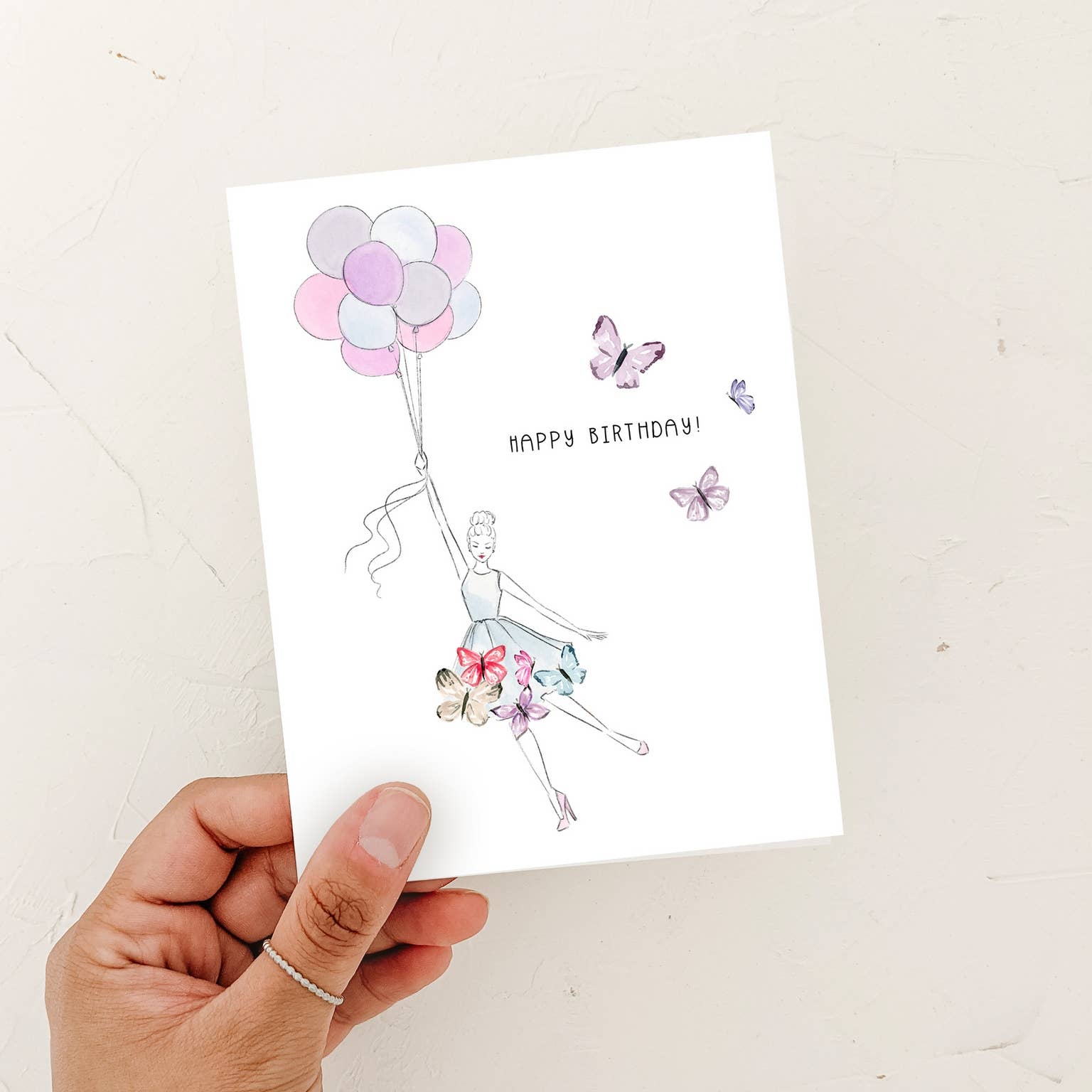 Happy Birthday - Birthday Girl Card Blank