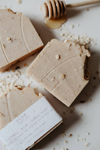 Oatmeal Milk and Honey Bar Soap #3 Bestseller - Canadian Made