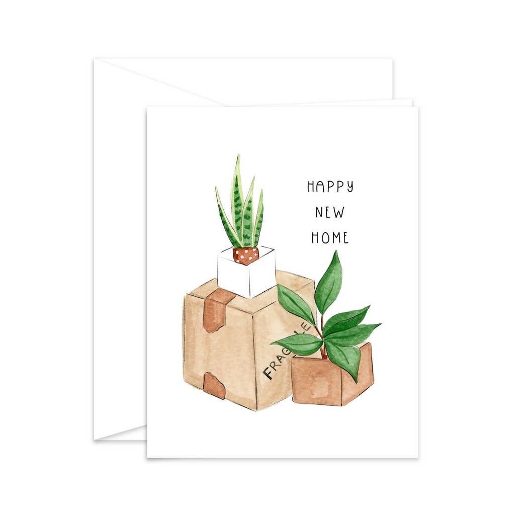 Happy New Home! - Housewarming Card Blank