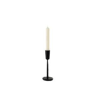 Luna Forged Candlestick Black - Small