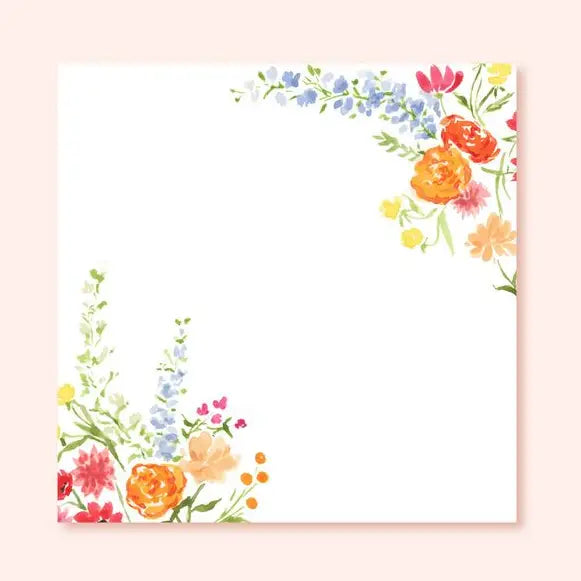 Floral Sticky Notes