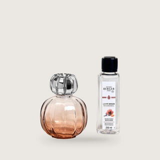 Lampe Berger Corali Pink Fragrance Lamp Gift Set with Velvet of Orient