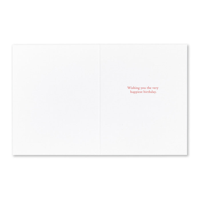 Compendium Joy Is Never Tomorrow Birthday Card