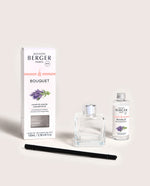 Cube Reed Diffuser 100 ml - Lavender Fields - Maison Berger